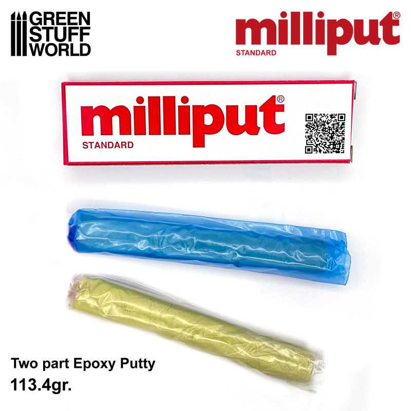 Milliput Standard Yellow Grey - Green Stuff Worlds