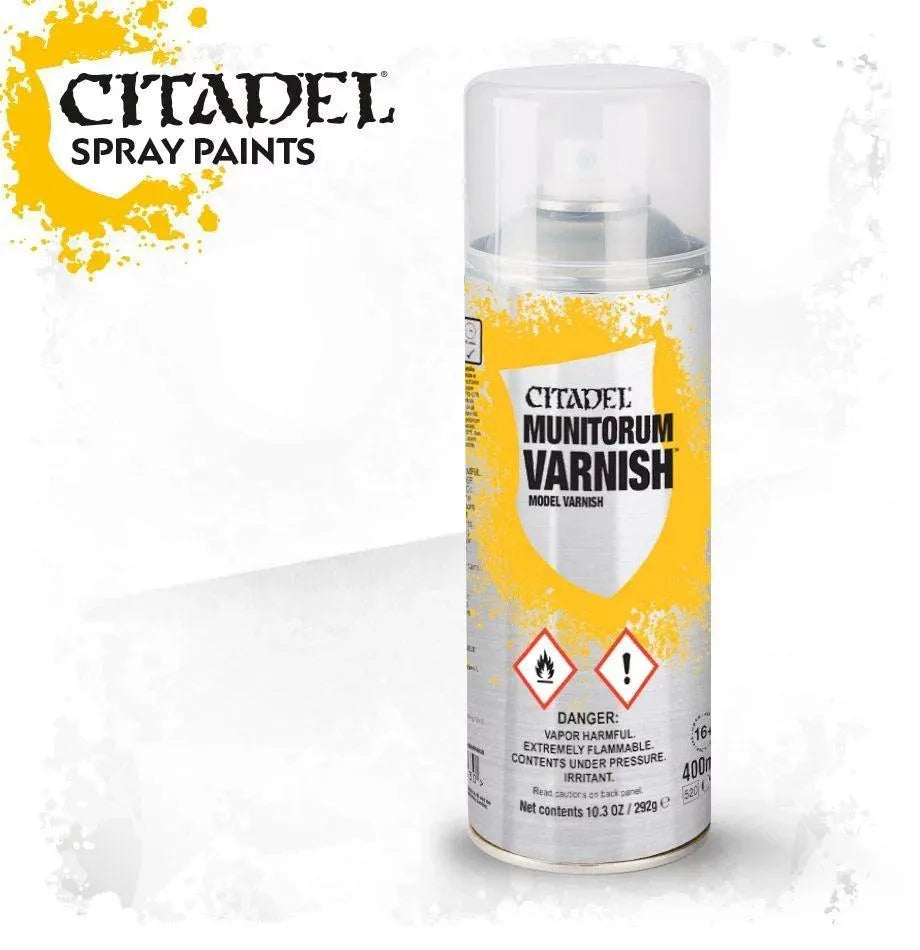 Spray Primer - Munitorum Varnish  - Games Workshop