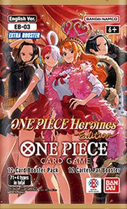 One Piece Card Game: EB03 - Heroines Edition - Booster Max 6 per husstand