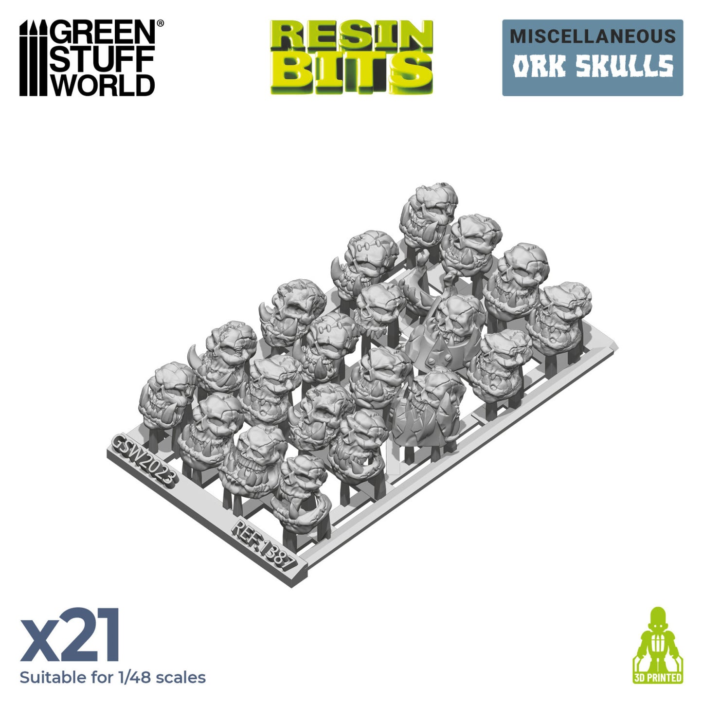 Resin Bits - skulls