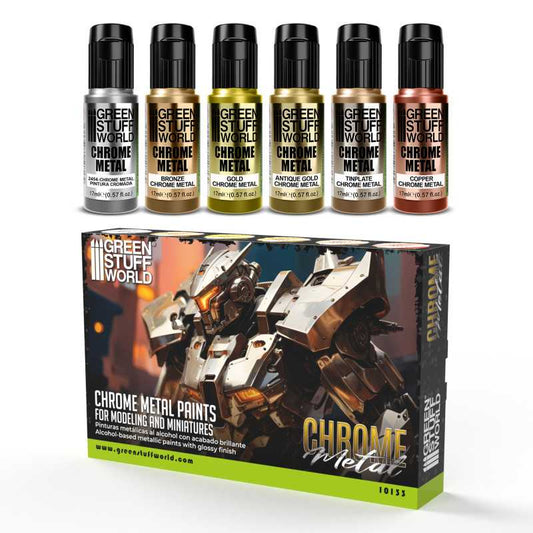Chrome Metal Paint Set - Green Stuff World