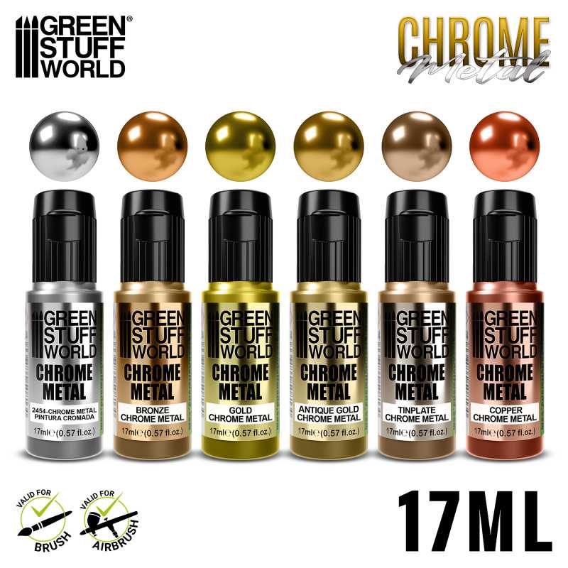 Chrome Metal Paint Set - Green Stuff World