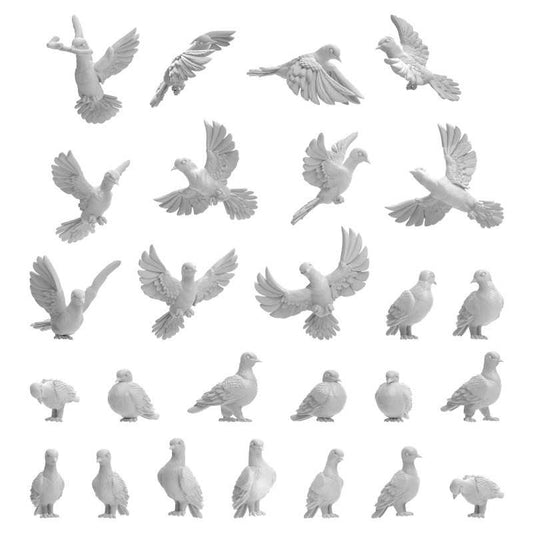 Pigeons 1:48-1:35 - Green Stuff World