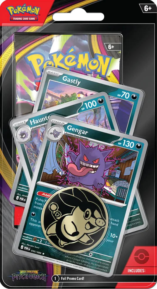 Pokémon TCG: Pitch Black premium Checklane Blister - Gengar Line