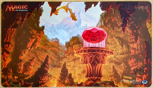MTG Mox Ruby Playmat (Signed by artist: Raoul Vitale)