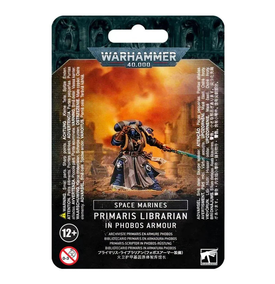 Primaris Librarian in phobos armour