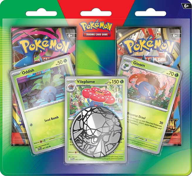 Pokemon TCG - Enhanced 2-Pack Blister (2026 Oddish, Gloom, Vileplume)