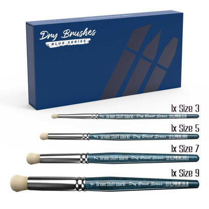 Premium Dry Brush Set - BLUE Series - Green Stuff Worlds