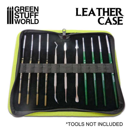 Premium Leather Case for Tools and Brushes - Green stuff World