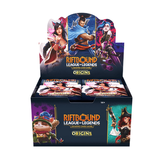 Riftbound League of Legends TCG: Origins - Booster Display Box (24 paks)