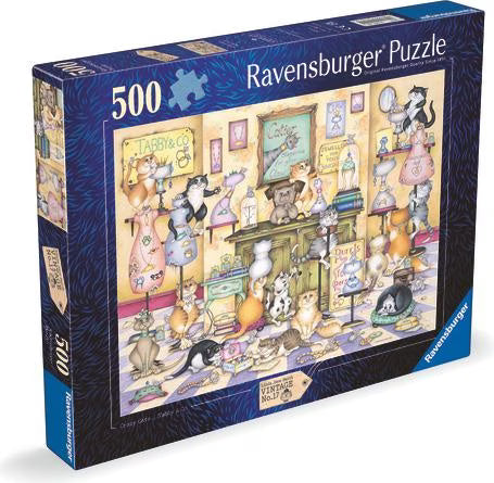 Crazy Cats Taby & Co. 500p ravensburger - Klassiske puslespil