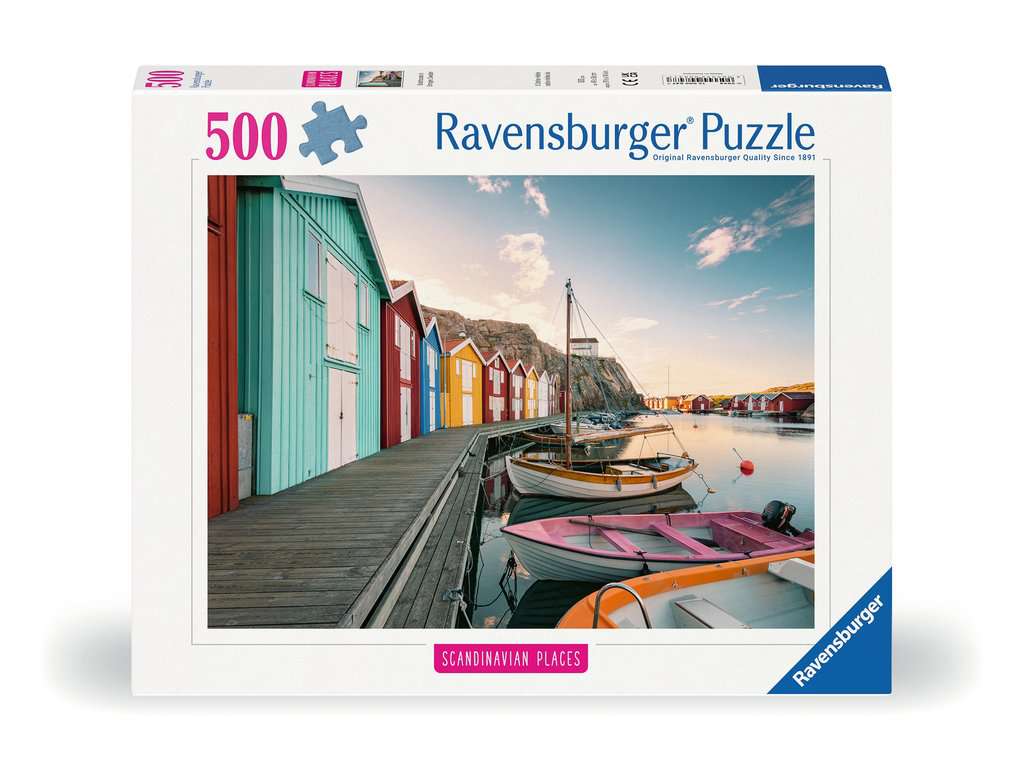 Scandinavian places: Boathouses 500p ravensburger - Klassiske puslespil
