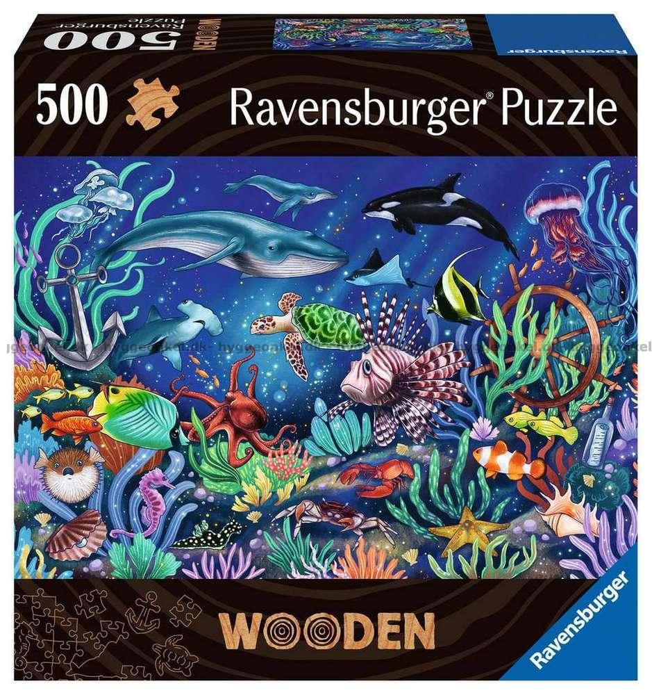 Ravensburger - Wooden Under the Sea 500p