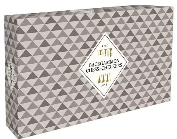 Chess/Backgammon/Checkers 3-in-1 Set