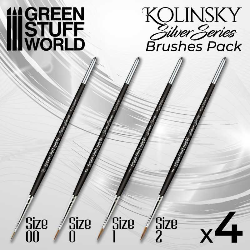 SILVER SERIES Paint brush set - Green Stuff World