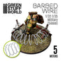 simulated BARBED WIRE - 1/32-1/35 Military (54mm) - Green Stuff World