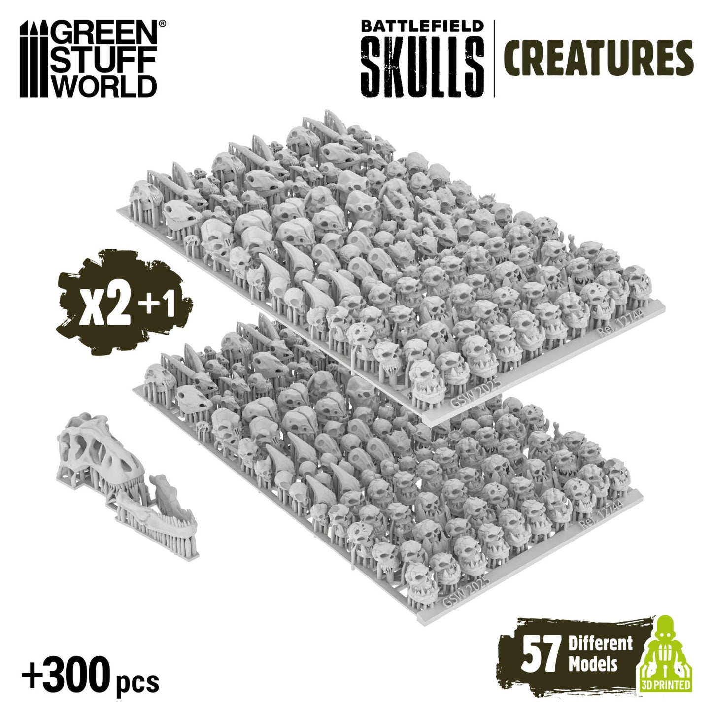 Resin Bits - skulls