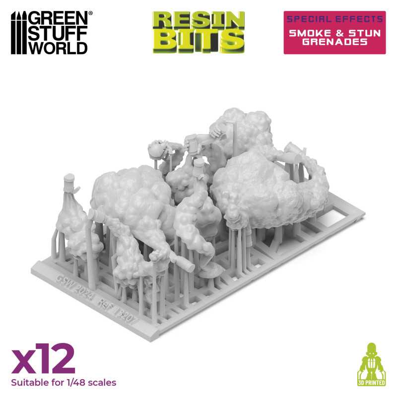 Smoke and Stun Grenades 1:48 - Green Stuff World