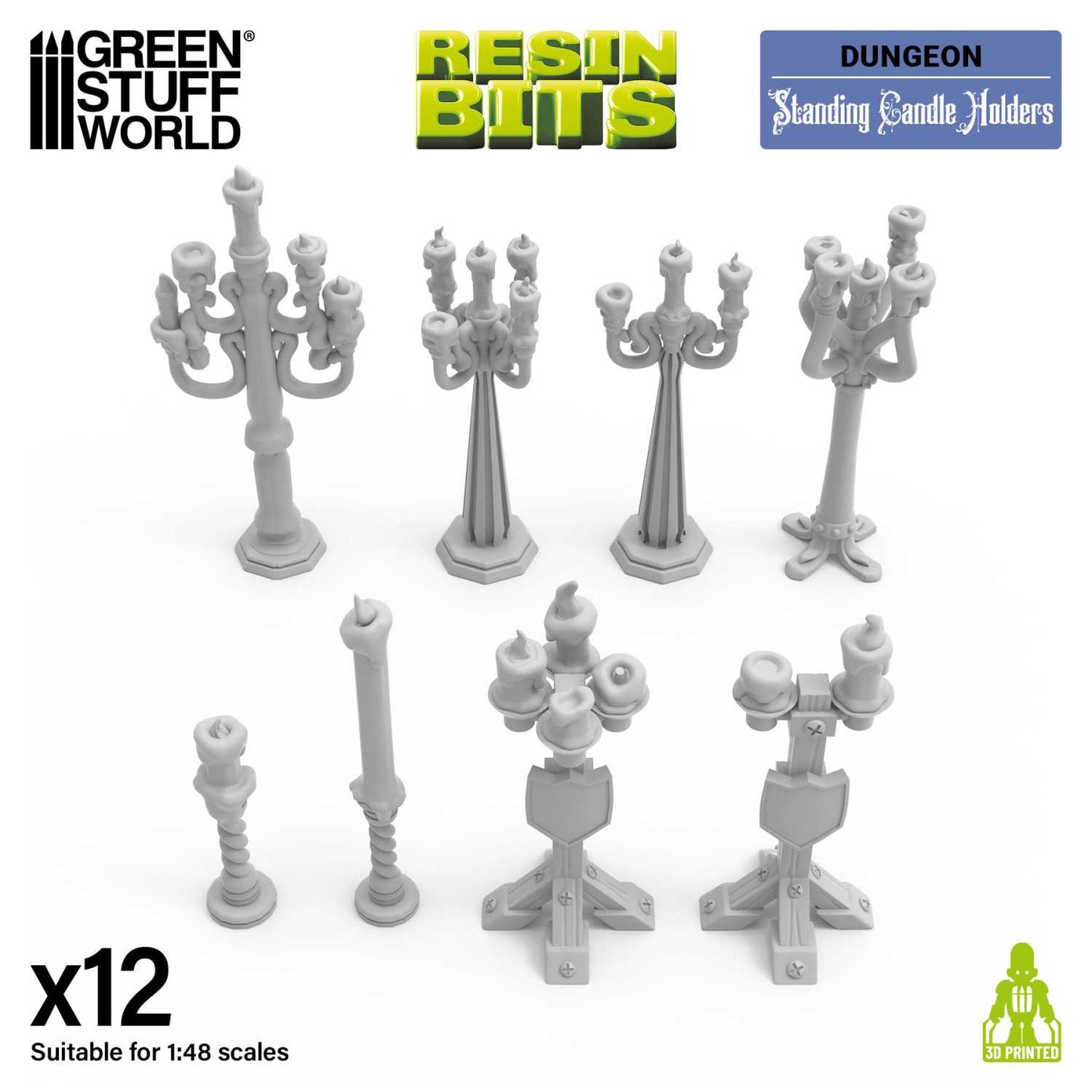Resin Bits - Candles and brazier