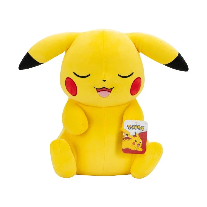 Pokémon sleeping pikachu plush