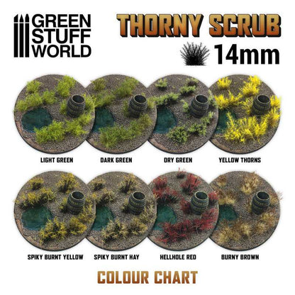 DARK GREEN - Thorny Scrubs - Green Stuff World