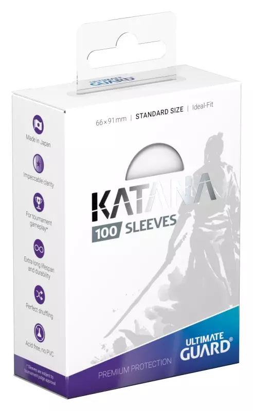 Katana - Ultimate guard - Sleeves Standard Size (100) - Transparent