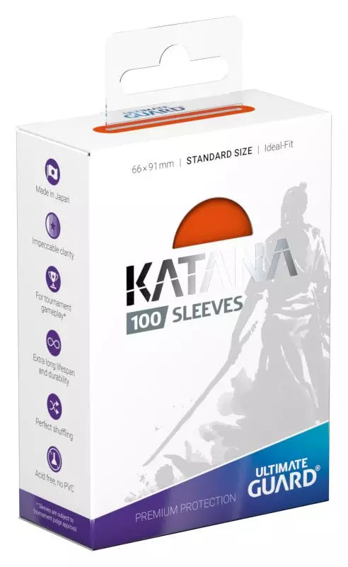 Katana - Ultimate guard - Sleeves Standard Size (100) -  Orange