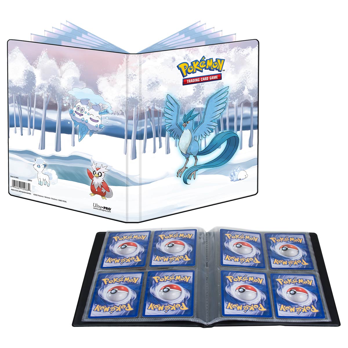 Ultra Pro Pokemon - Gallery Series Frosted Forest 4-Pocket Portfolio for Pokémon