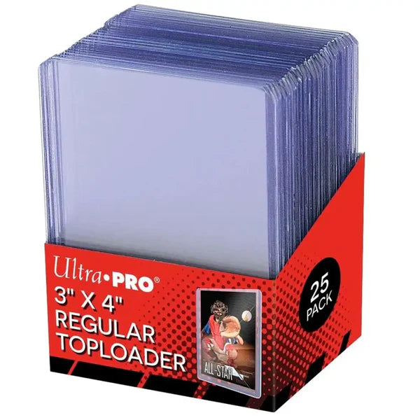 UP - 3" x 4" Regular Toploader 25-Pack