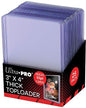 UP - 3" x 4" Thick Toploader 25-Pack (55PT)