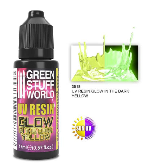 UV RESIN 17ml YELLOW - Glow in the Dark - Green Stuff Worlds
