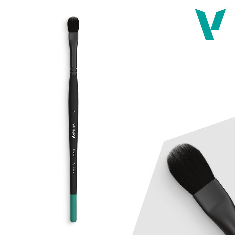Shader - Size 8 Brush - Synthetic Soft - Vallejo