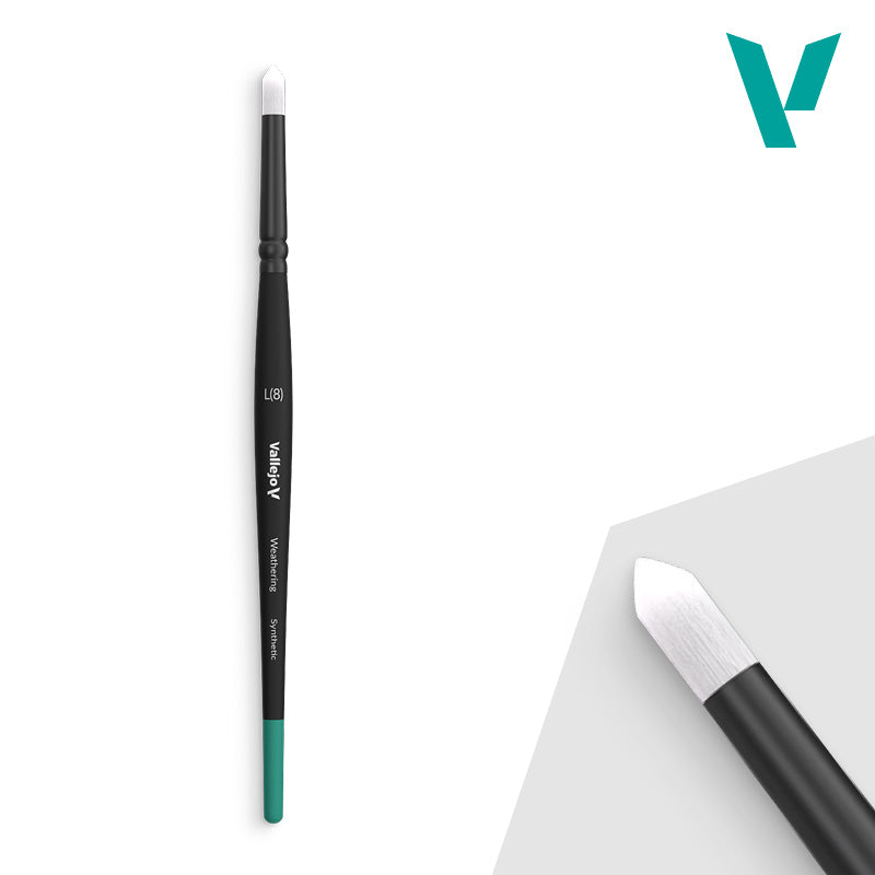 Weathering - Large Brush - Synthetic Round - Vallejo