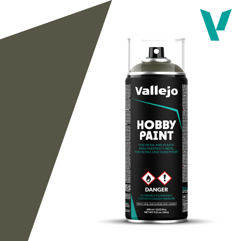 Vallejo Hobby Paint Spray - Russian Green 4BO