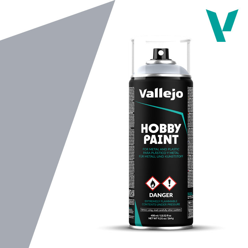 Vallejo Hobby Paint Spray - Siilver
