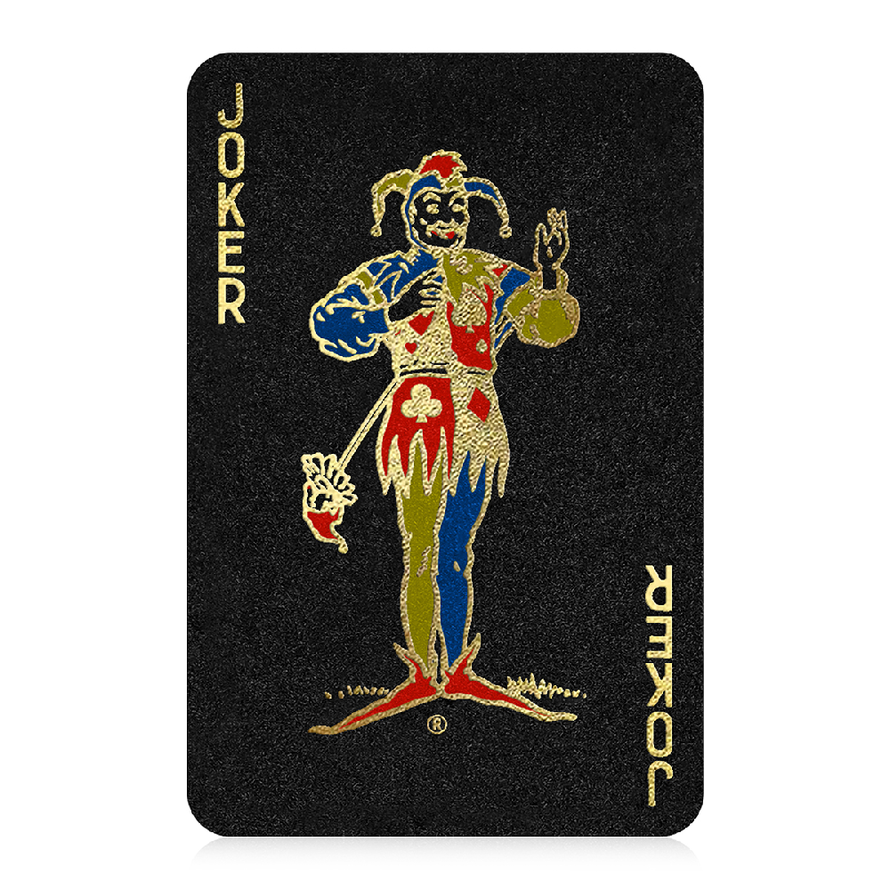 No 1 Playing Cards - Waddingtons - Black & Gold