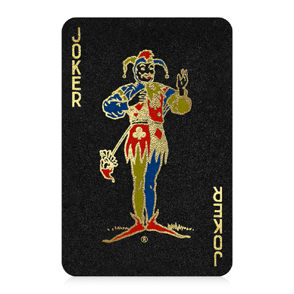 No 1 Playing Cards - Waddingtons - Black & Gold