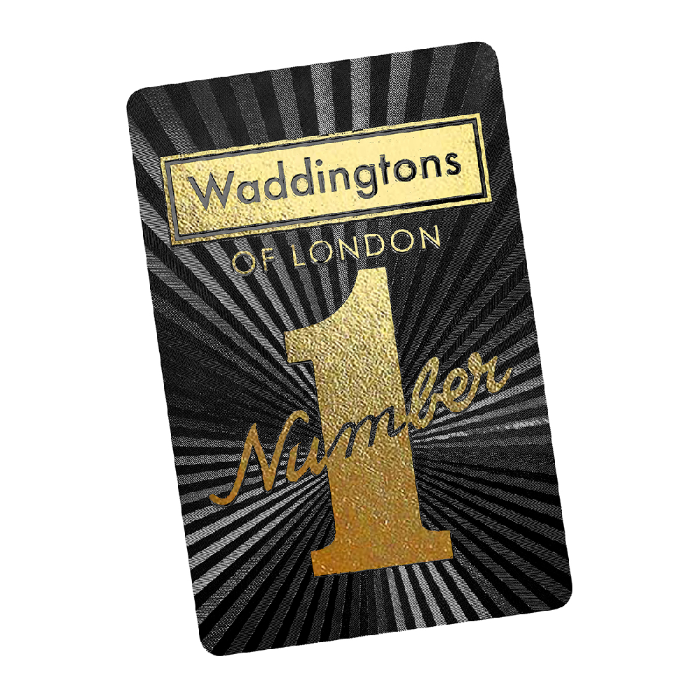 No 1 Playing Cards - Waddingtons - Black & Gold