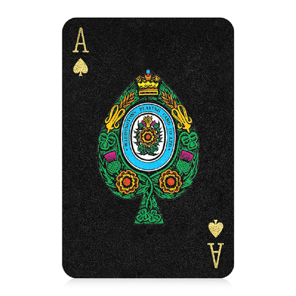 No 1 Playing Cards - Waddingtons - Black & Gold