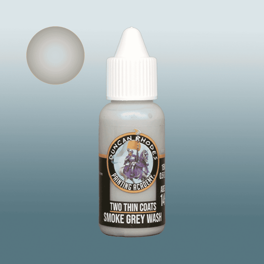 Smoke Grey Wash - Two Thin Coats
