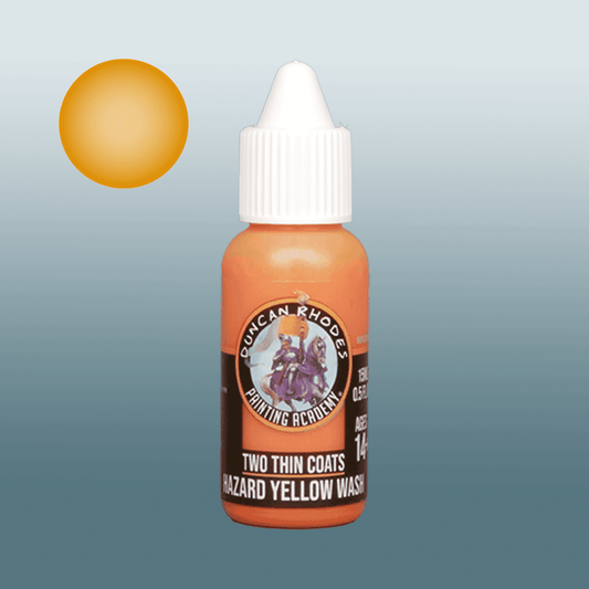 Hazard Yellow Wash - Two Thin Coats