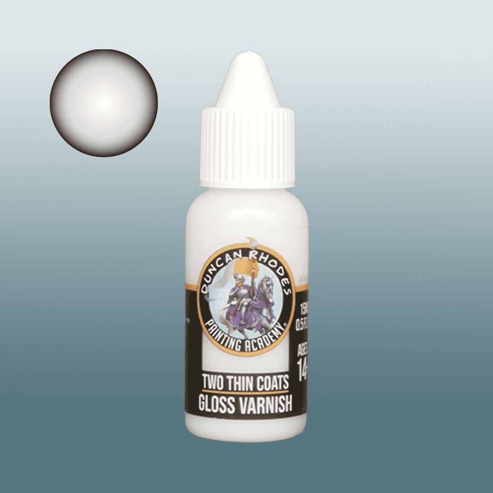 Gloss Varnish - Two Thin Coats