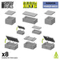 Resin Bits - Wooden Boxes 1:35