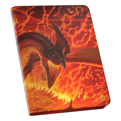 Ultimate Guard Zipfolio 360 - 18-Pocket XenoSkin - Tarkir Dragonstorm Magmatic Hellkite